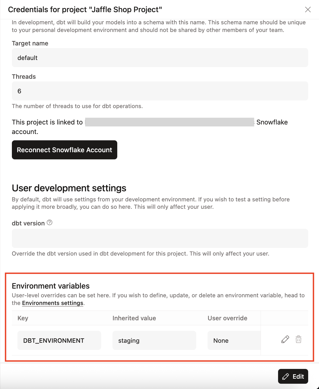 Задание персонального значения переопределения Задание персонального значения переопределения